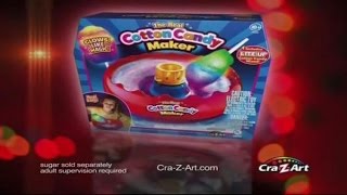 Toy Commercial 2014  CraZArt Cotton Candy Maker  Cool Glowing Real Cotton Candy Maker [upl. by Flint]