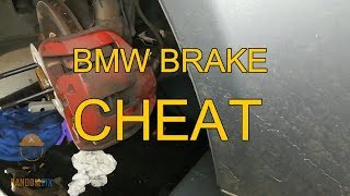 BMW Brake Cheat▶️ How To Easily Compress BMW Brake Piston ▶️ Mechanics Secret [upl. by Lipfert556]