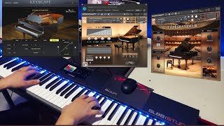 VST PIANOS COMPARACION  The grandeur VS Keyscape VS Pearl Concert Grand  LOS MEJORES GRAND PIANOS [upl. by Sanborn737]