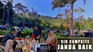 FAMILY CAMPING  SIR CAMPSITE  JANDA BAIK  MERIAH BERSAMA RAKANRAKAN [upl. by Reeves]