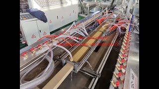 WPC PVC Door Frame Extrusion Machine ManufacturerHEGU WPC MACHINERY [upl. by Schaumberger]