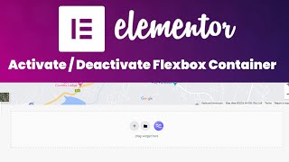 How to disable flexbox containers in Elementor 2024  EnableDisable Flexbox Container Elementor [upl. by Nnaarat733]