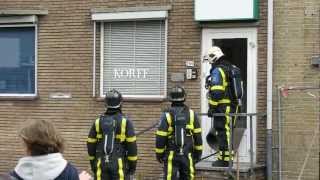 Binnenbrand in wereldwinkel Rivierdijk Sliedrecht [upl. by Ahtreb]