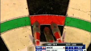 2011 PDC  WDC Wade vs Suljovic  6  9 [upl. by Nemrak]