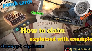 Wot Blitz kryptos event how to collect decrypt and claim rewards [upl. by Doyle]