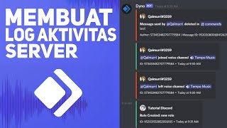 Membuat Log Bot Dyno Discord [upl. by Wind385]