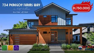 Take a Virtual Tour of 734 Peregoy Farms Way Fort Collins  Taylor Home Partners [upl. by Ellmyer]