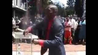 Brilliant quotFirst Streetquot Preacher in Harare [upl. by Sehguh46]