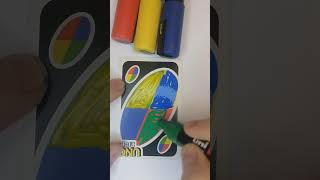 UNO CARD game 🎯 asmr 😍 subscribe ✨art asmr drawing unocards diy unoreversecard uno unoflip [upl. by Abibah195]