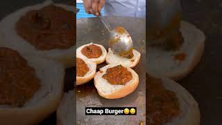 Chaap wala Burger😵🙄 Indian street food [upl. by Krongold]