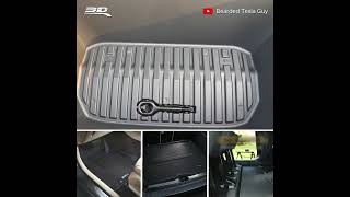 3D Mats  KAGU Perfect Fit Floor Liner  Compatible with Tesla Model Y｜Bearded Tesla Guy Review [upl. by Chader360]