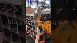 Rock C106 jaw crusher testing from Henan Yusheng Machinery CoLtd [upl. by Aelahc]