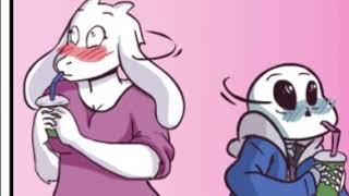 Toriel CATCHES Sans Drinking GOAT Milk Undertale Comic Dub [upl. by Kciredorb]