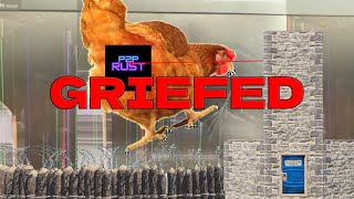 GRIEFING TOXIC RUST CLAN UNTIL THEY RAGE SERVER QUIT AND MEMBER PUNCH THROUGH THE MONITOR [upl. by Carlo]