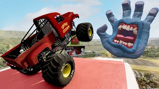 Epic Monster Truck Crashes Compilation  Beamng drive  Griffs Garage [upl. by Inahteb66]