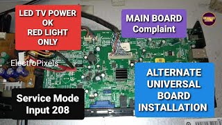 How to install Universal MotherBoard in ONIDA LED TVVST56U11 2TR6703New GUITv RepairLED TV [upl. by Haik474]