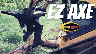 EZ Axe Skid Steer Tree Shears Bobcat [upl. by Ahseia722]