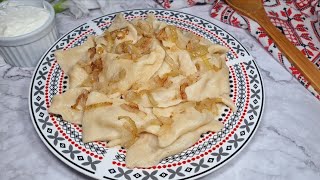 COLTUNASI cu CARTOFI ca la mama acasaReteta simplaДомашние вареники с картошкойPerogies recipes [upl. by Mark]