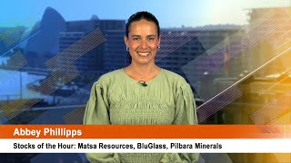 Stocks of the Hour Matsa Resources BluGlass Pilbara Minerals [upl. by Justine194]