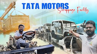 Tata Motors Mega Scrapping Facility at Orissa  Scrapping Cars Trucks amp Commercial Vehicles [upl. by Aidni]