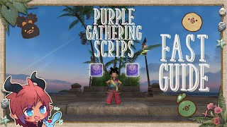 Dawntrail 70 Purple Gatherer Scrips FAST Guide Get your Gathering Folklore Books easy [upl. by Esther]