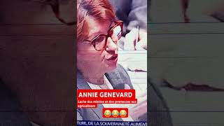 ANNIE GENEVARD  ministre de lagriculture lâche des miettes aux agriculteurs HONTEUX ET SES 😠 [upl. by Shinberg]