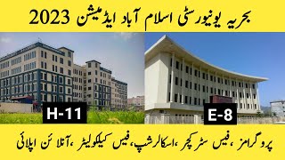 Bahria University Islamabad Admission 2023  How To Apply In Bahria University  BU Fee Structure [upl. by Anauqat153]