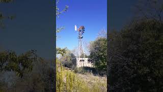 Windmill at Acton Nature Center texas windmill nature [upl. by Aonehc]