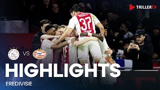 Ajax Defeats the Unbeatable Intense 32 Victory Over PSV Highlights [upl. by Jenilee]