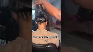 Frontal Sew In  Styling sewing metgala prom fashionstyles blackgirlmagic [upl. by Roter311]