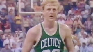 1985  Boston Celtics vs Atlanta Hawks 2nd Half  Larry Bird 60 pts [upl. by Lokin]