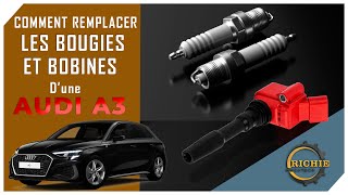 comment changer les bobines et les bougies dallumages dune AUDI A3 20 FSI [upl. by Irme]