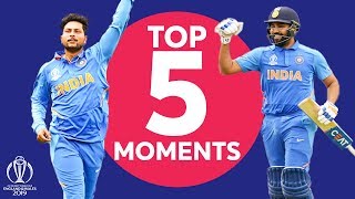 Rohit Kuldeep  India v Pakistan  Top 5 Moments  ICC Cricket World Cup 2019 [upl. by Jessa]