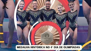 Medalha de Bronze para Ginastica do Brasil  4 dia de olimpiadas [upl. by Anitak]