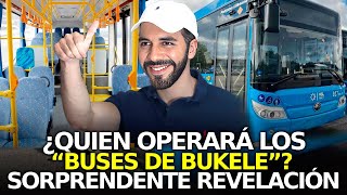 ¡Increíble Estos Serán los Operadores de los Nuevos Súper Buses de Bukele [upl. by Nwahsuq]