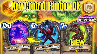 Best New Rainbow Control DK With Infinite Demons Is Super At The Great Dark Beyond  Hearthstone [upl. by Tserof]