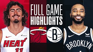 HEAT at NETS  FULL GAME HIGHLIGHTS  November 25 2023 [upl. by Yesnyl213]