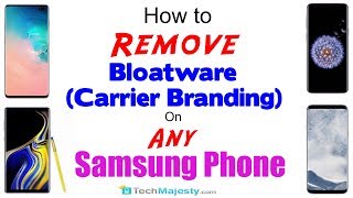 How to RemoveDelete All OEM BloatwareCarrier Branding on Any Samsung Phone Without Root [upl. by Alburga]