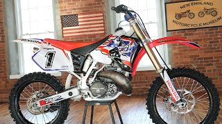 THE BEST 250 2 STROKE EVER MADE 1996 HONDA CR250R THE LAST STEEL FRAME [upl. by Reinwald]