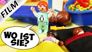 Playmobil Film deutsch  ÜBERNACHTUNG IN KITA  Kind wird vermisst  Kinderserie Familie Vogel [upl. by Tserof]