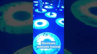 Adelaide Illuminate festival of lights adelaide illuminateadelaide Australia lightshow [upl. by Eskill]