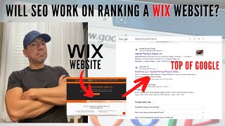 How I Ranked A WIX Website With My SEO Rules [upl. by Jasper273]