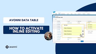 How to Enable Inline Editing in Salesforce Flows with the Avonni Data Table [upl. by Viviyan]