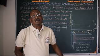 Define and Explain Indicator Diagram of a Reciprocating Pump  M424 FMM in Tamil [upl. by Laughry]