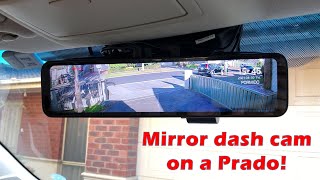 PRADO BUILD  Installation amp overview of the Pormido PR998 mirror dashcam on a Toyota Prado [upl. by Eirellam]