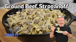 How to Make Ground Beef Stroganoff  Family Favorite Recipe [upl. by Aikyn]