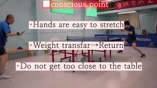 【Japanese coach tabletennis practice】English subtitles onlyJapanese coach thinking point（VISCARIA） [upl. by Rosy]