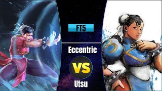 Eccentric vs Utsu FT5 UMVC3 [upl. by Etteniuqna]