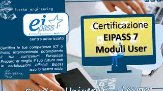 corso certificato Eipass 7 moduli  video di presentazione [upl. by Othe]