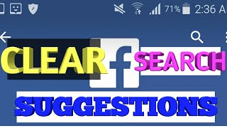 An Easy Way You Can Clear Facebook Search Suggestions [upl. by Vitus491]